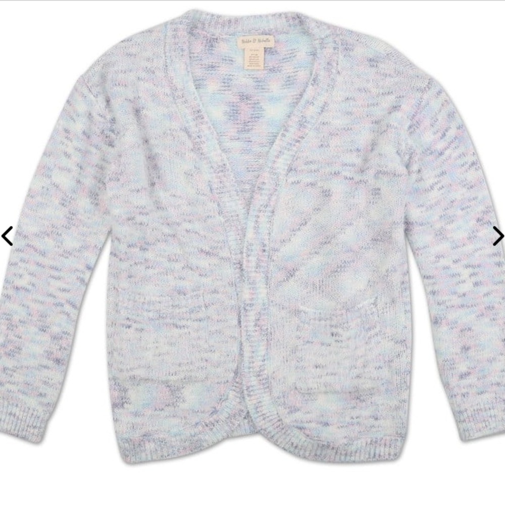 Girls Open Front Cardigan